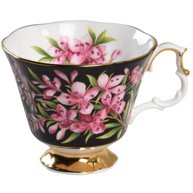 Provincial Flowers Footed Cup