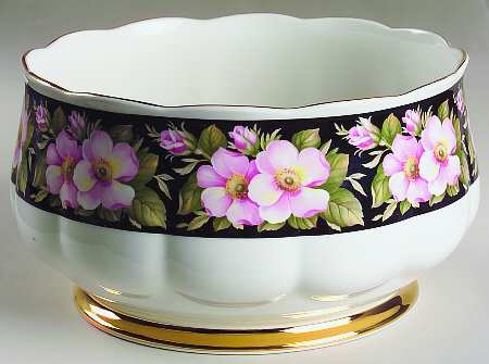 Provincial Flowers 9" Salad Serving Bowl