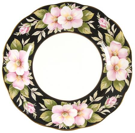 Provincial Flowers Dessert/Pie Plate