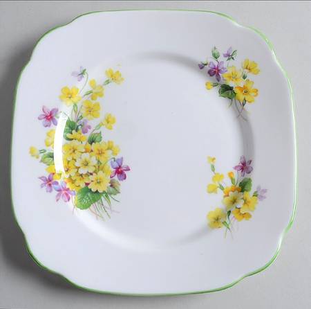 Primulette Square Dessert Plate