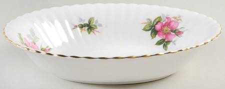 Prairie Rose 9" Oval Vegetable Bowl