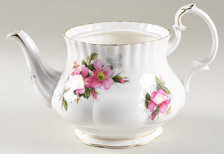 Prairie Rose Teapot No Lid