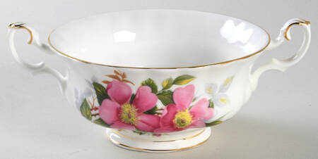 Prairie Rose Cream Soup Bowl