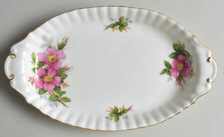 Prairie Rose Tray for Creamer & Sugar with Lid