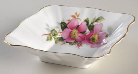 Prairie Rose Small Square Sweet Meat Dish