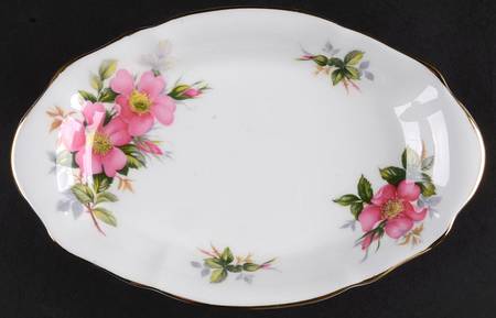 Prairie Rose Tray for Mini Creamer & Open Sugar
