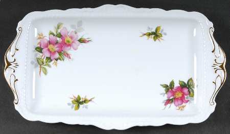 Prairie Rose Large Sandwich Tray