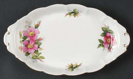 Prairie Rose Tray for Creamer & Sugar with Lid