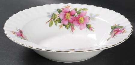 Prairie Rose Rim Soup Bowl