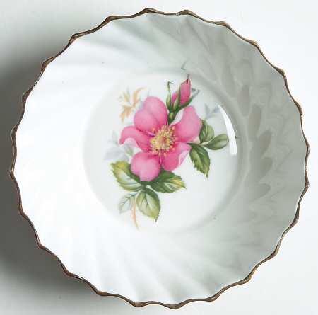Prairie Rose Round Sweet Meat Dish