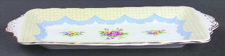 Prudence Blue Tray for Creamer & Sugar with Lid