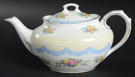 Prudence Blue Teapot & Lid