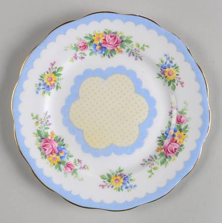 Prudence Blue Bread & Butter Plate