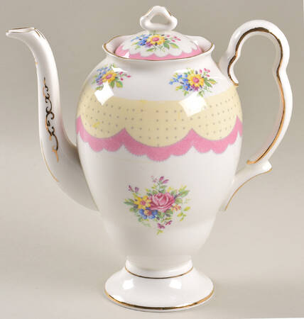Prudence Pink Mini Coffee Pot & Lid