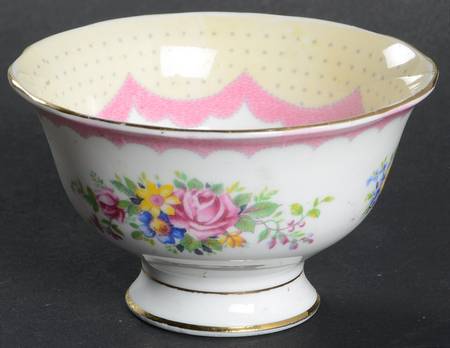 Prudence Pink Mini Open Sugar Bowl