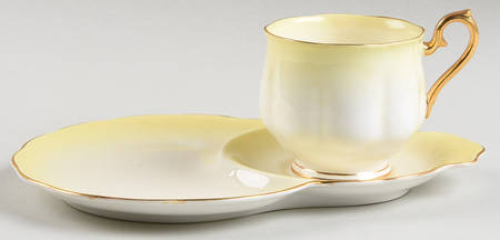 Rainbow Yellow Snack Plate & Cup Set