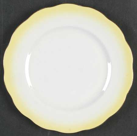 Rainbow Yellow Bread & Butter Plate