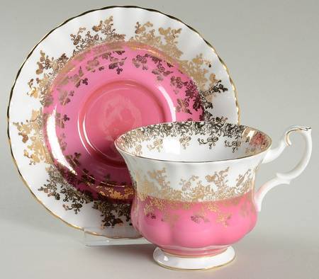 Regal Series Footed Cup & Saucer Set by Royal Albert