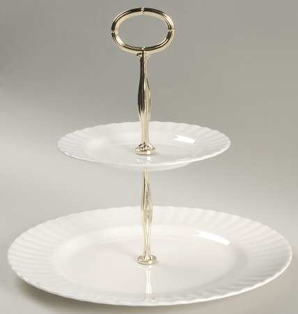 Reverie 2 Tiered Serving Tray (Dinner&Bread/Butter Plate)