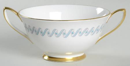 Riviera Footed Cream Soup Bowl