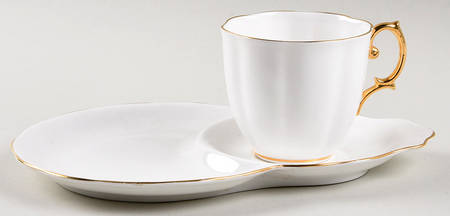 ROA8 Dessert Plate & Cup Set