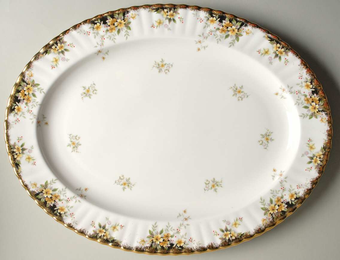 Royal Ascot 16" Oval Serving Platter