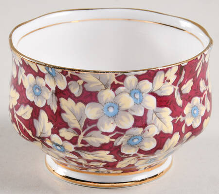 Royal Brocade Mini Open Sugar Bowl