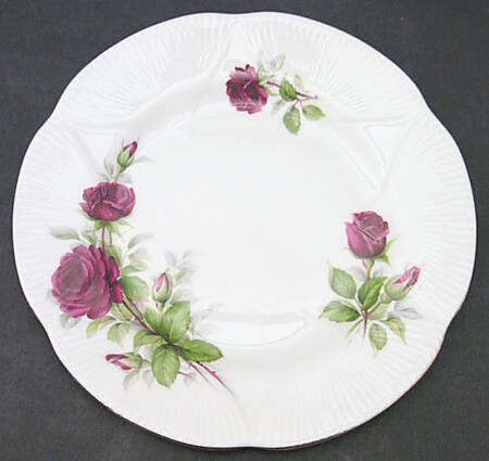 Royal Canadian Rose Salad Plate