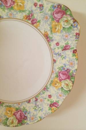 Rosetime Square Salad Plate