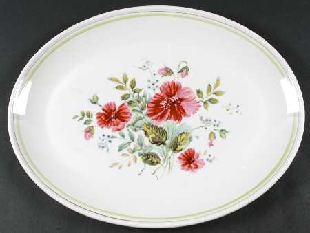 Rougefield 16" Oval Serving Platter