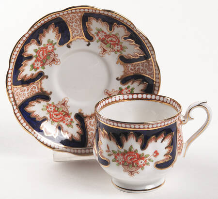 Royalty Footed Cup & Saucer Set