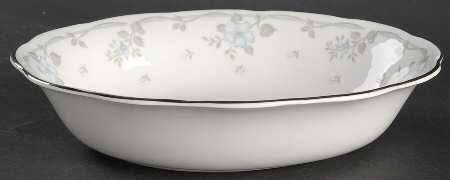 Satin Rose 9" Oval Vegetable Bowl