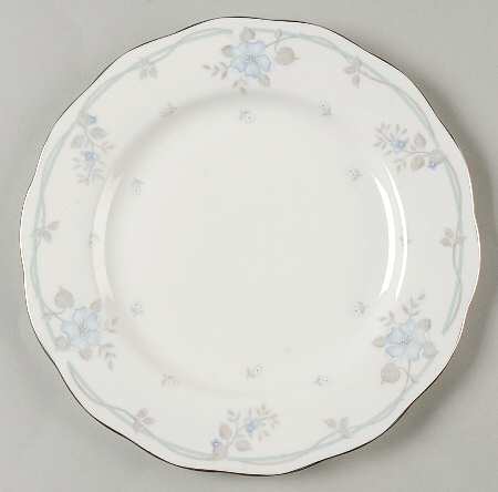 Satin Rose Salad Plate