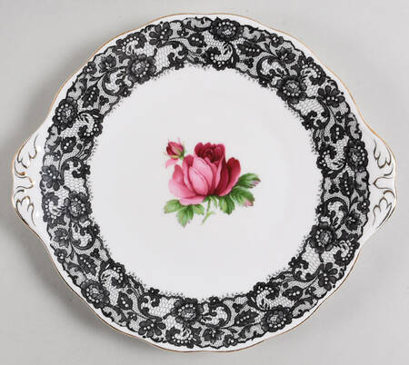 Senorita Handled Cake Plate by Royal Albert