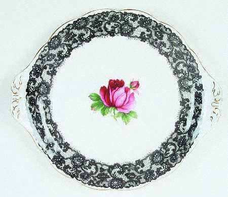 Senorita Handled Cake Plate