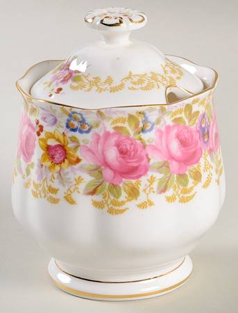 Serena (Thin Gold Trim) Marmalade & Lid