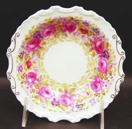 Serena (Thin Gold Trim) Round Sweet Meat Dish