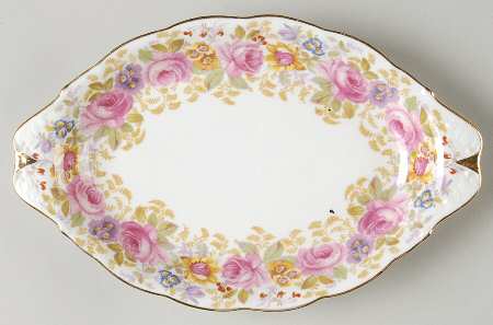 Serena (Thin Gold Trim) Tray for Mini Creamer & Open Sugar