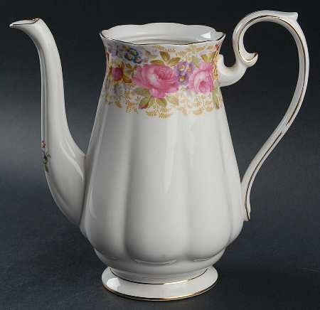 Serena (Thin Gold Trim) Coffee Pot No Lid
