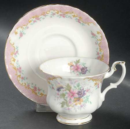 Serenity Footed Cup & Saucer Set