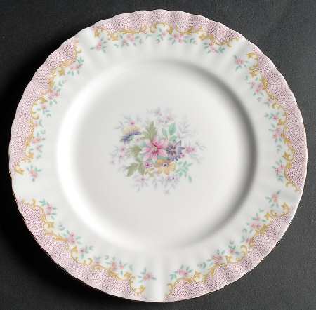Serenity Salad Plate by Royal Albert