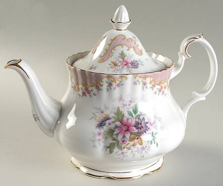 Serenity Teapot & Lid by Royal Albert