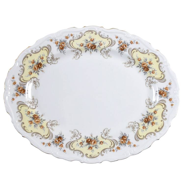 September Song 12" Oval Serving Platter