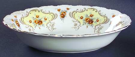 September Song 9" Oval Vegetable Bowl