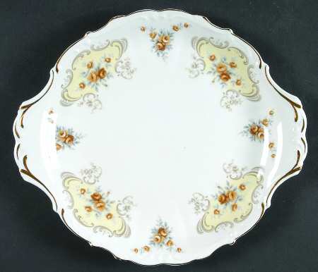 September Song Handled Cake Plate