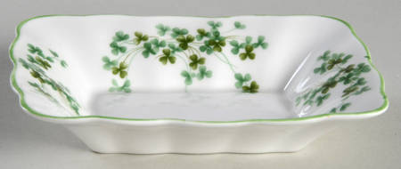 Shamrock (Green Trim, Newer) 5" Rectangular Sweet Meat