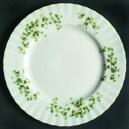 Shamrock (Green Trim, Newer) Salad Plate