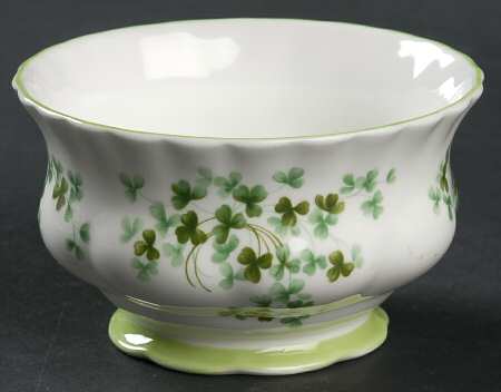 Shamrock (Green Trim, Newer) Mini Open Sugar Bowl