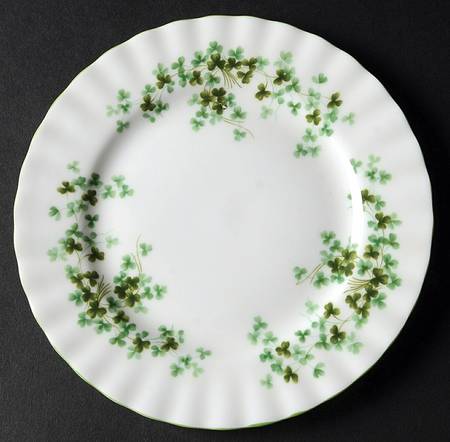 Shamrock (Green Trim, Newer) Bread & Butter Plate