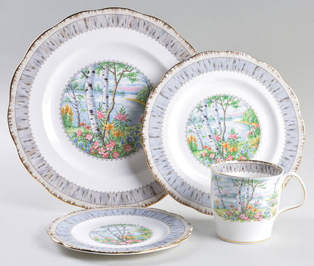 Silver Birch 4 Piece Place Setting